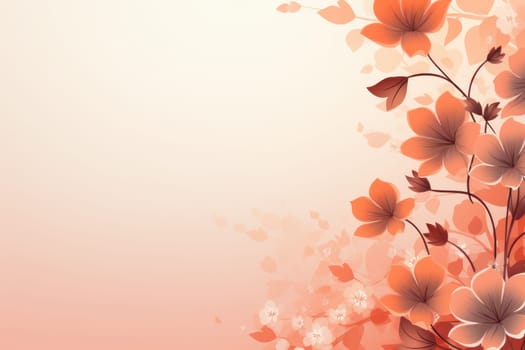 flower flora blossom background, Generative AI.