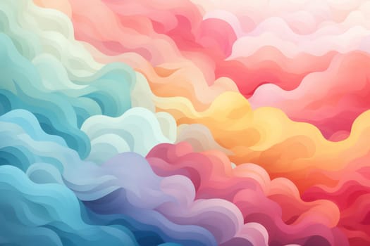 Abstract background with rainbow LGBTQ Genarative AI.