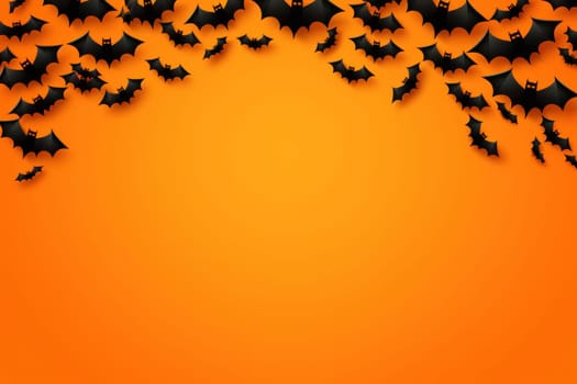 Halloween Day on the abstract background.