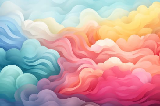 Abstract background with rainbow LGBTQ Genarative AI.