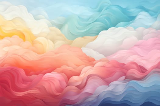 Abstract background with rainbow LGBTQ Genarative AI.