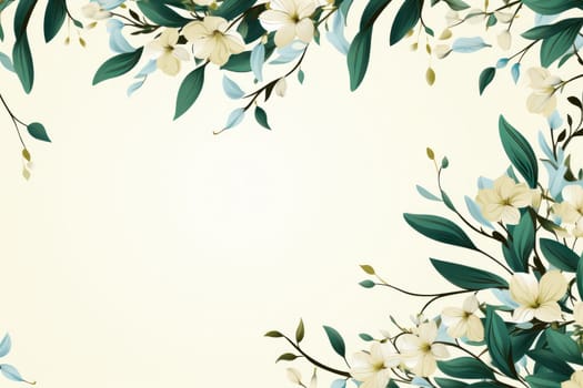 flower flora blossom background, Generative AI.