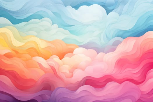 Abstract background with rainbow LGBTQ Genarative AI.