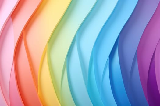 Abstract background with rainbow LGBTQ Genarative AI.