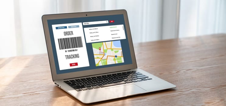 Delivery tracking system for e-commerce and modish online business to timely goods transportation and delivery