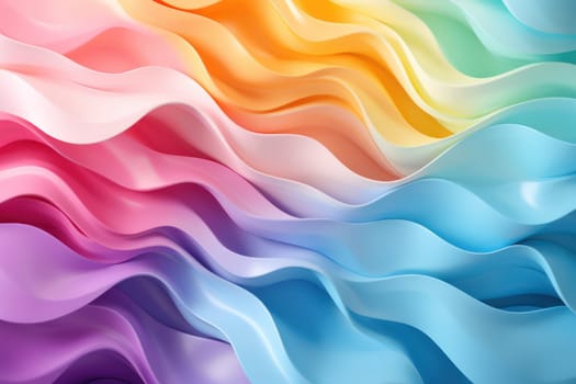 Abstract background with rainbow LGBTQ Genarative AI.