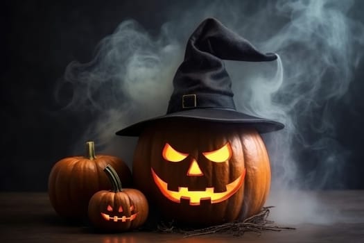 A studio shot of a halloween concept darkness background.