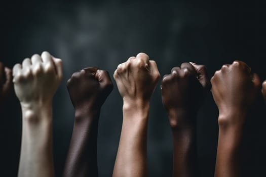 no room for racism concept abstract background wallpaper.