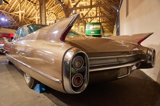 Kvarndrup, Denmark, 13th of January, 2024: Cadillac DeVille Hardtop.