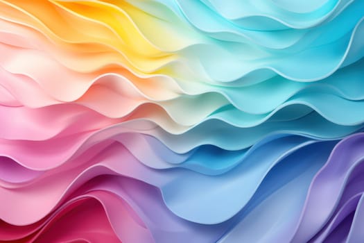 Abstract background with rainbow LGBTQ Genarative AI.