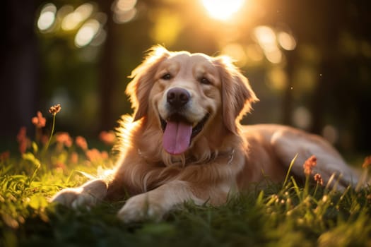 Dogs kids relax A Vacation time,travvel trip, funny Generative AI.