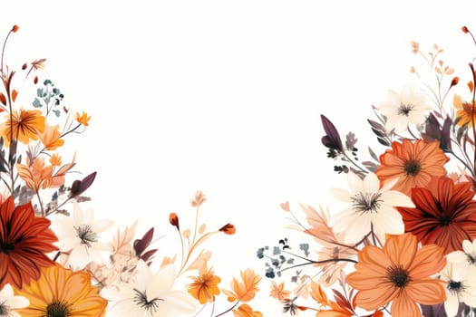 flower flora blossom background, Generative AI.