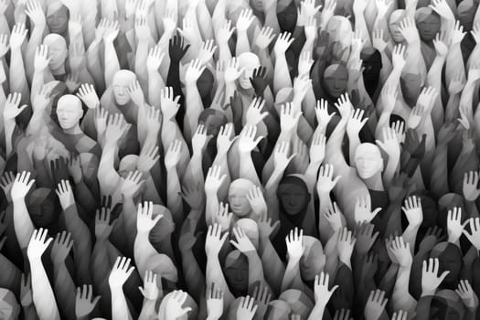 no room for racism concept abstract background wallpaper.