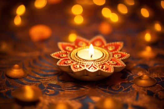 Happy Diwali Celebration concept background.