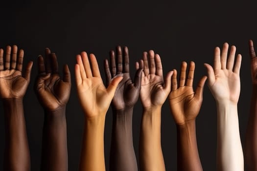 no room for racism concept abstract background wallpaper.