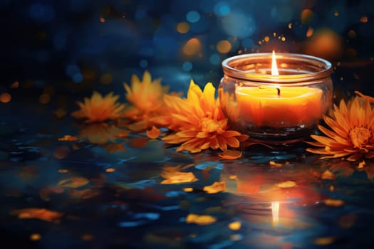 Happy Diwali Celebration concept background.