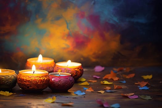 Happy Diwali Celebration concept background.