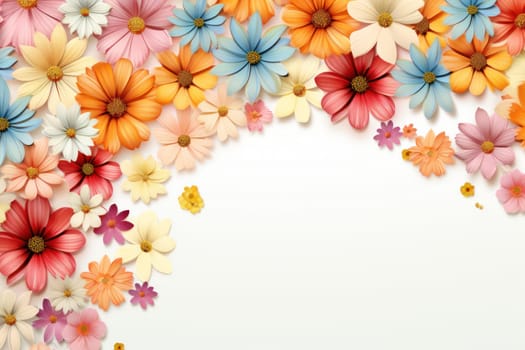 flower flora blossom background, Generative AI.