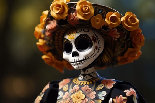 Photo of Day of the dead concept background.