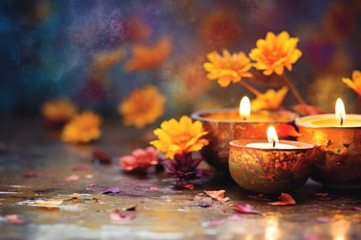 Happy Diwali Celebration concept background.