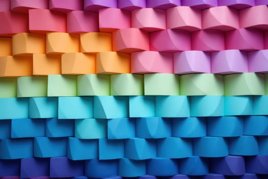Abstract background with rainbow LGBTQ Genarative AI.