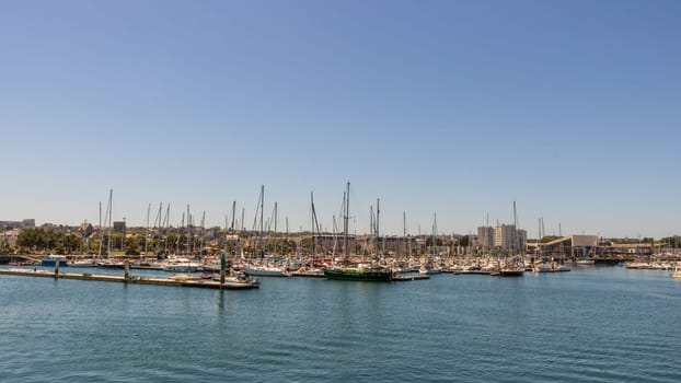 Cherbourg Harbor in Normandy, France. Peninsula of Cotentin