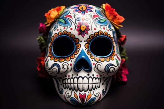 Photo of Day of the dead concept background.