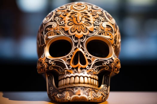 Photo of Day of the dead concept background.