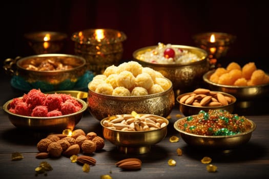 Happy Diwali Celebration concept background.