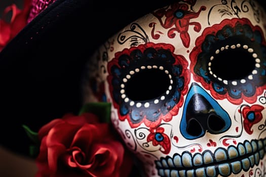 Photo of Day of the dead concept background.
