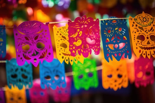 Photo of Day of the dead concept background.