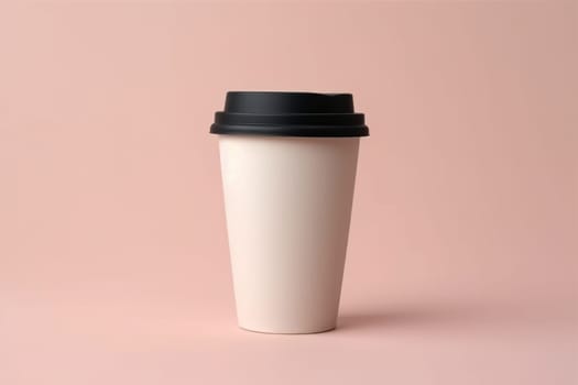 Mock up of Disposable Coffee Cups Tea Cups Paper cup Generative AI.