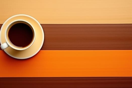 Cup of coffee poster design abstract background.
