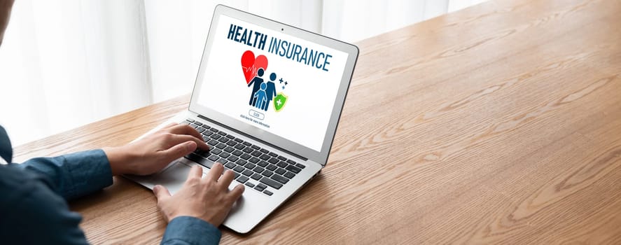 Health insurance web site modish registration system for easy form filling