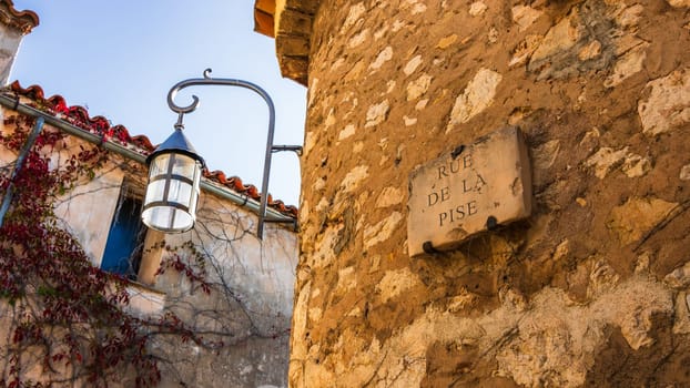 Eze village, medieval village in Provence, French Riviera