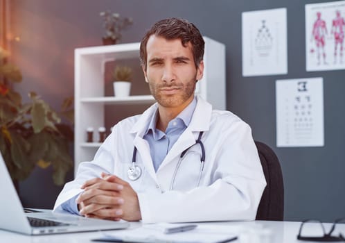 Portrait of a confident young doctor in the office