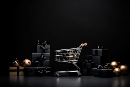Black Friday Sale. Realistic 3d design.