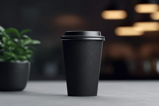 Mock up of Disposable Coffee Cups Tea Cups Paper cup.