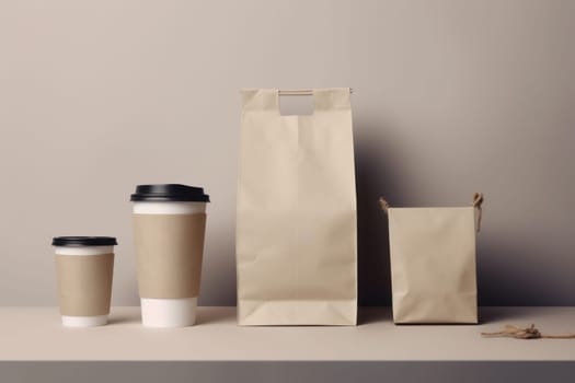 Mockup of Coffee Packaging Coffee Brand.