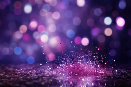 Happy New Year Celebration Sparkles. Generative AI.
