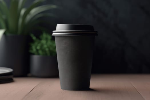 Mock up of Disposable Coffee Cups Tea Cups Paper cup.