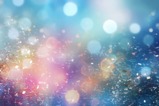 Abstract blurred rainbow glitter background Bright and colorful background.