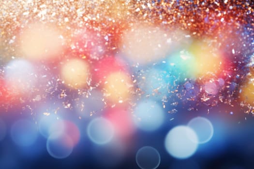 Abstract blurred rainbow glitter background Bright and colorful background.