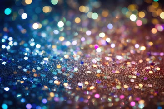 Abstract blurred rainbow glitter background Bright and colorful background.