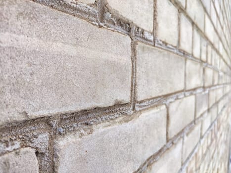 Grey brick Stone wall texture for background. Abstract pattern, frame, place for text, copy space