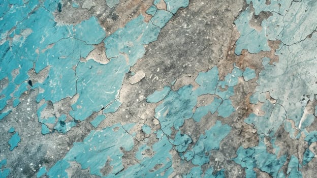 Vintage patina on textured surface. Created using AI generated technology and image editing software.