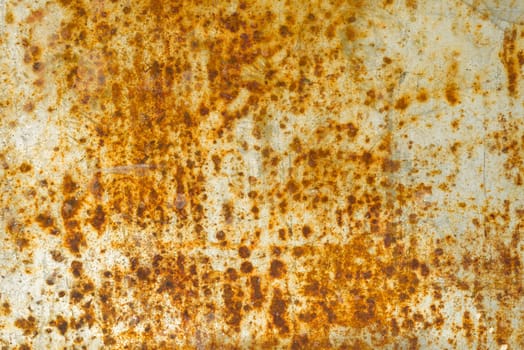 Abstract corroded rusty metal background texture, gray brown.