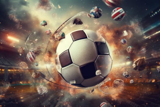Sports Background Advertising sport life concept.