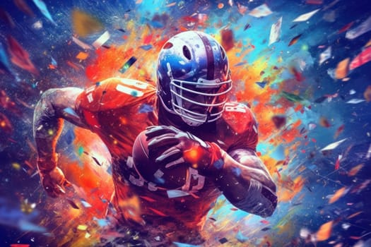 Sports Background Advertising sport life concept.