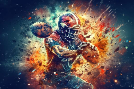 Sports Background Advertising sport life concept.